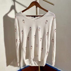 White House Black Market Longsleeve Top
